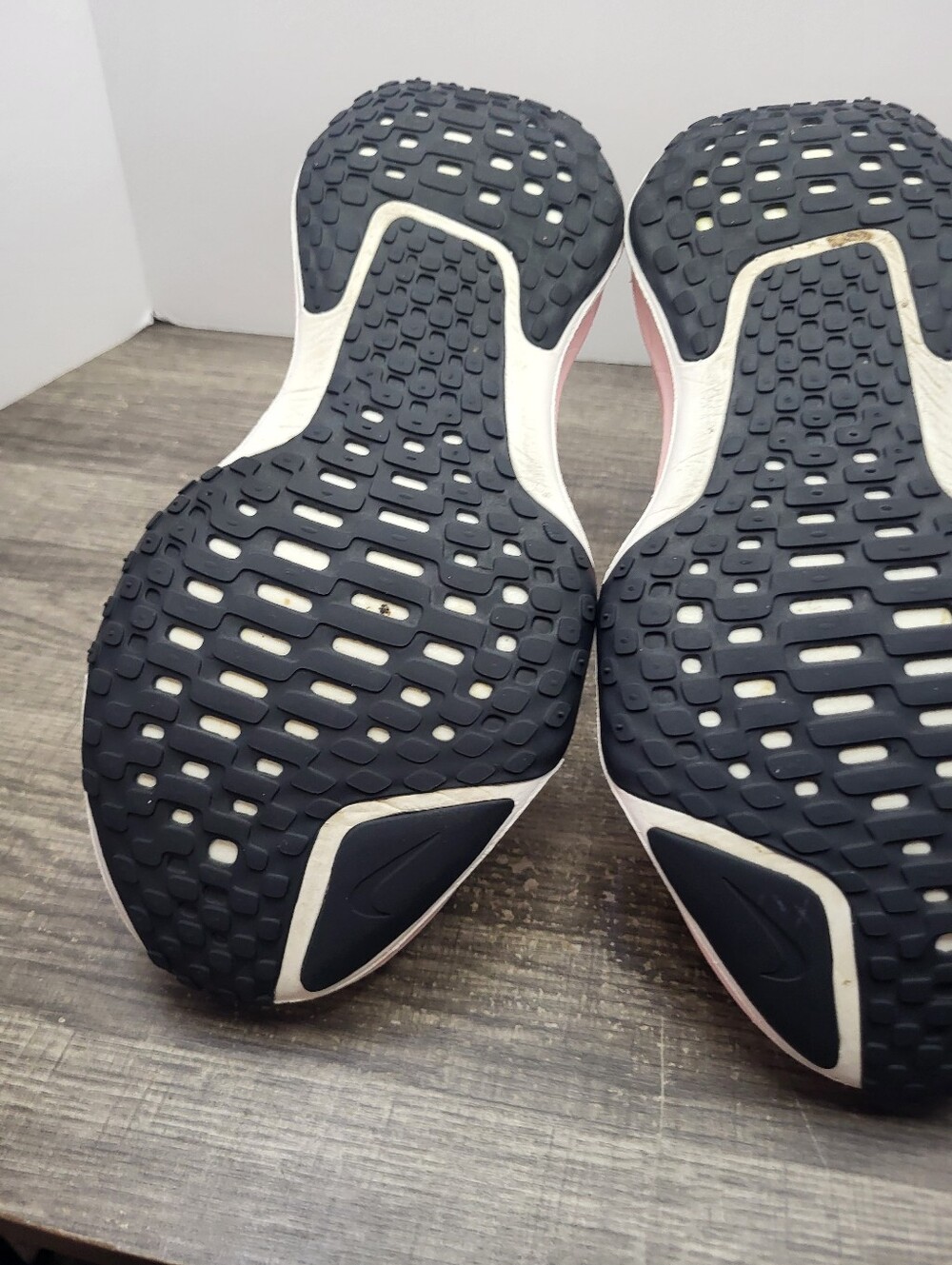 Nike Zoom X Women's Running Shoes - White, Pink & Black Swoosh - Picture 7 of 10